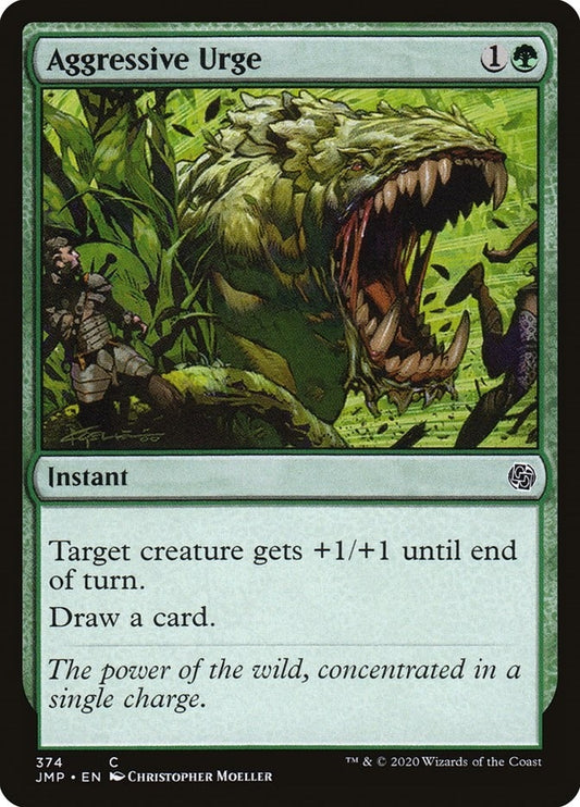 Image for Aggressive Urge (374) (Jumpstart) - Magic: The Gathering