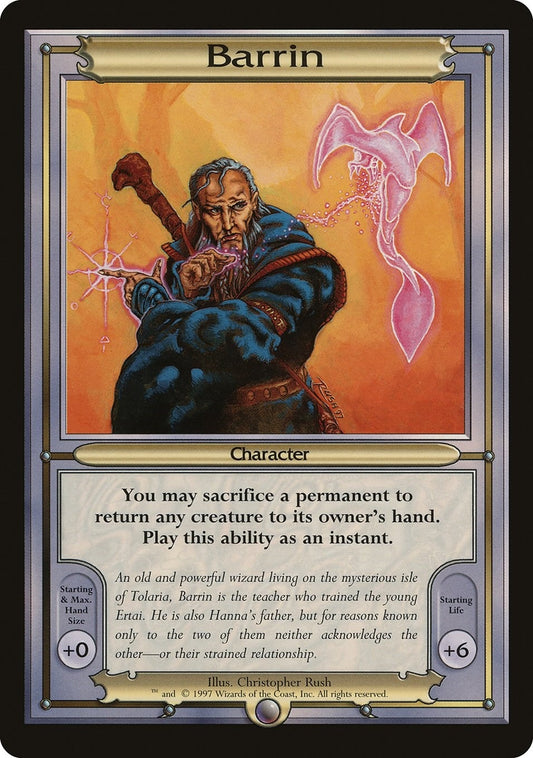 Image for Barrin (Oversize) (Vanguard) - Magic: The Gathering