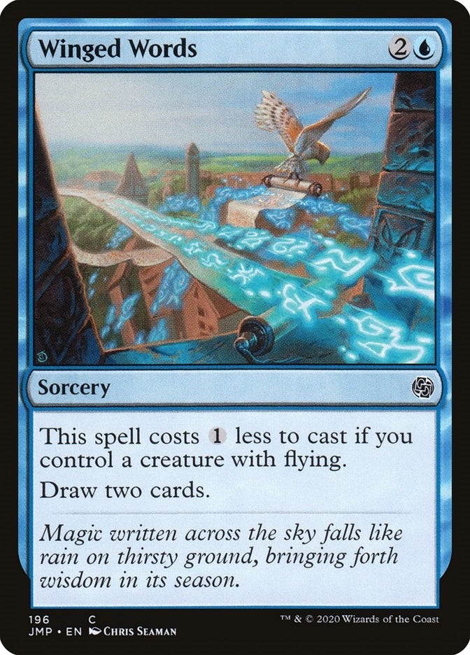 Image for Winged Words (196) (Jumpstart) - Magic: The Gathering