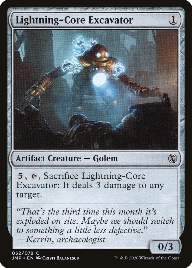 Image for Lightning-Core Excavator (32) (Jumpstart) - Magic: The Gathering