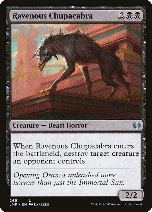 Image for Ravenous Chupacabra (269) (Jumpstart) - Magic: The Gathering