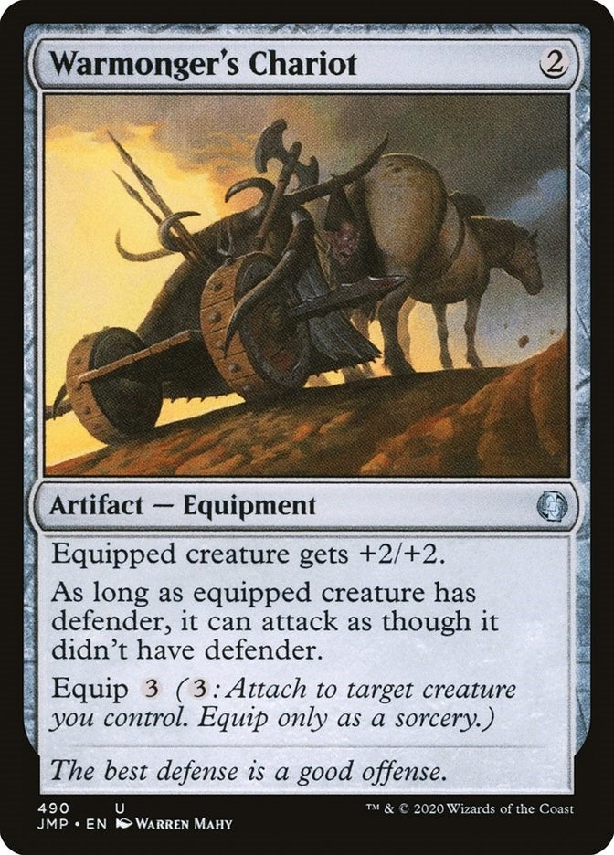 Image for Warmonger's Chariot (490) (Jumpstart) - Magic: The Gathering