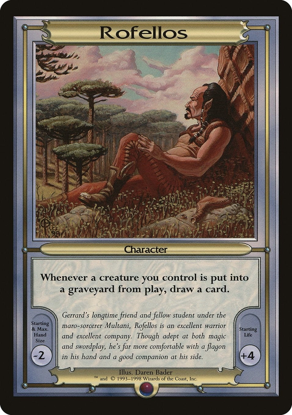 Image for Rofellos (Oversize) (Vanguard) - Magic: The Gathering
