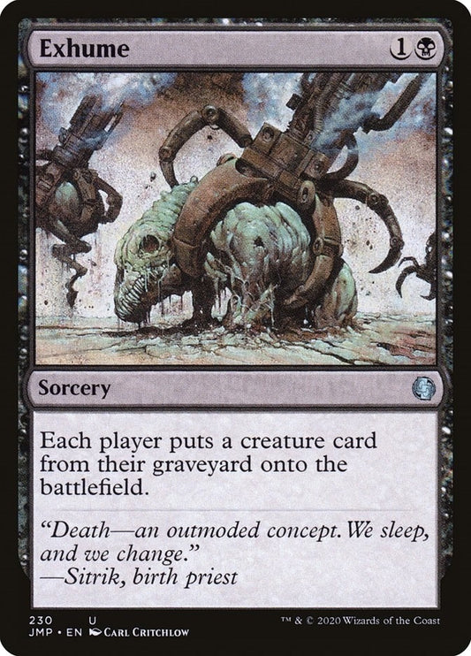 Image for Exhume (230) (Jumpstart) - Magic: The Gathering