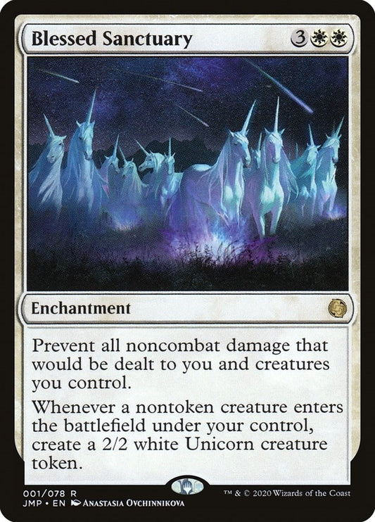 Image for Blessed Sanctuary (1) (Jumpstart) - Magic: The Gathering