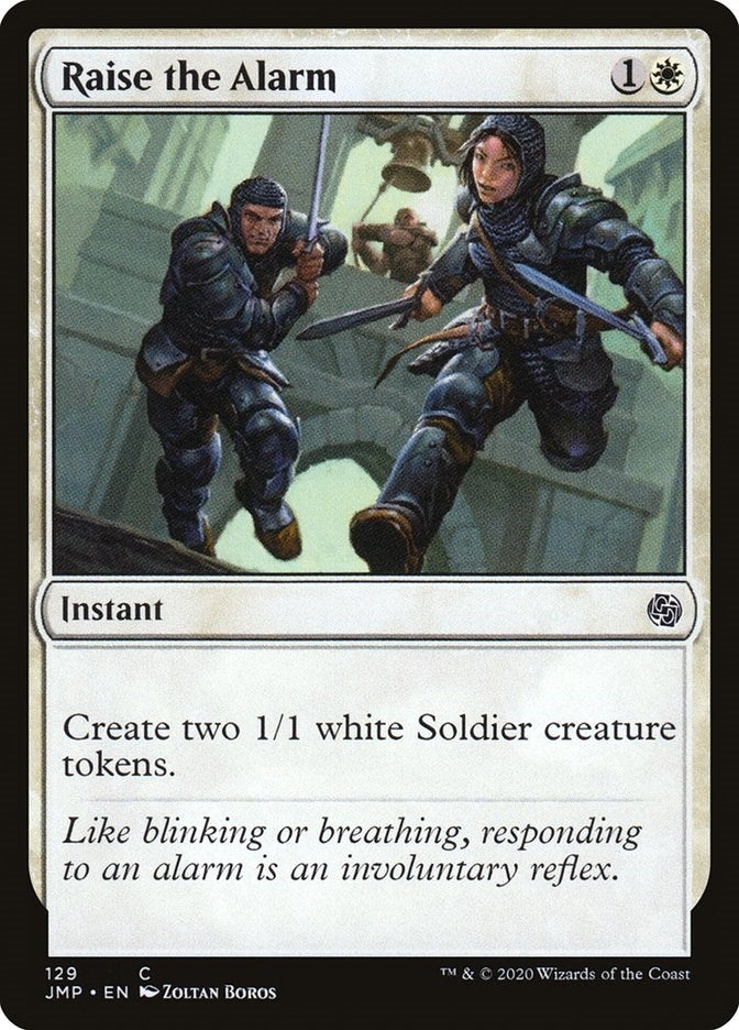 Image for Raise the Alarm (129) (Jumpstart) - Magic: The Gathering