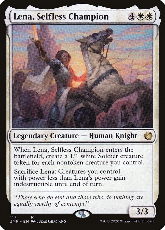 Image for Lena, Selfless Champion (117) (Jumpstart) - Magic: The Gathering
