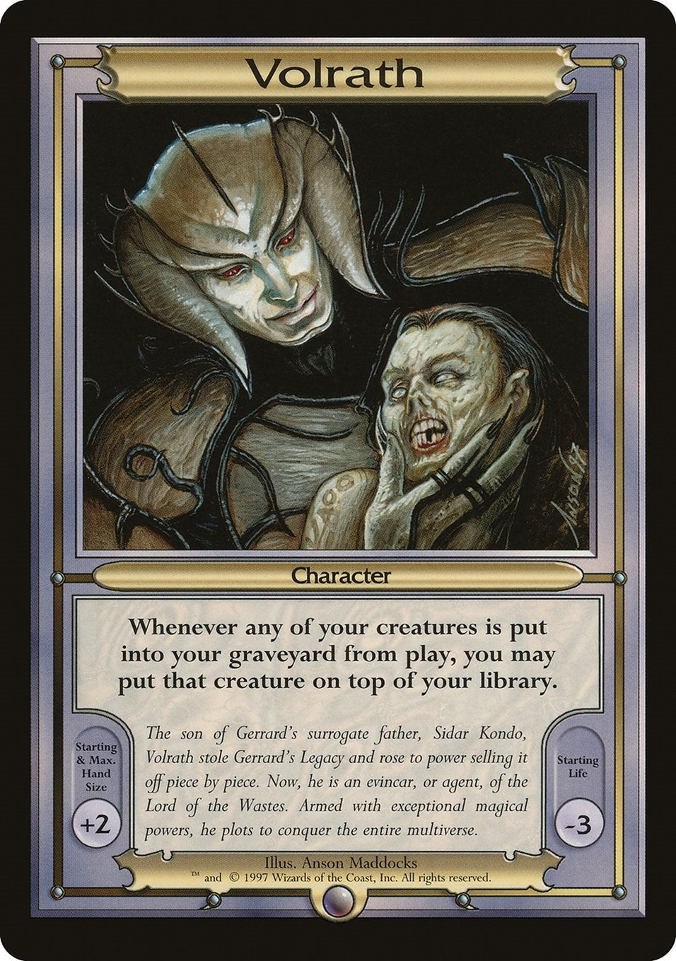 Image for Volrath (Oversize) (Vanguard) - Magic: The Gathering