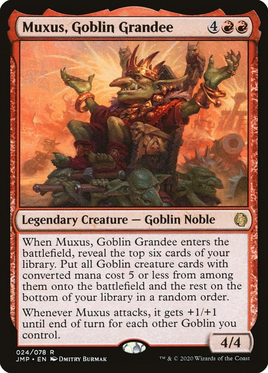 Image for Muxus, Goblin Grandee (24) (Jumpstart) - Magic: The Gathering