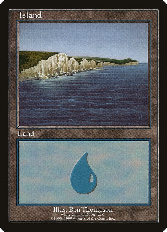 Image for Island - White Cliffs of Dover (12) (European Lands) - Magic: The Gathering