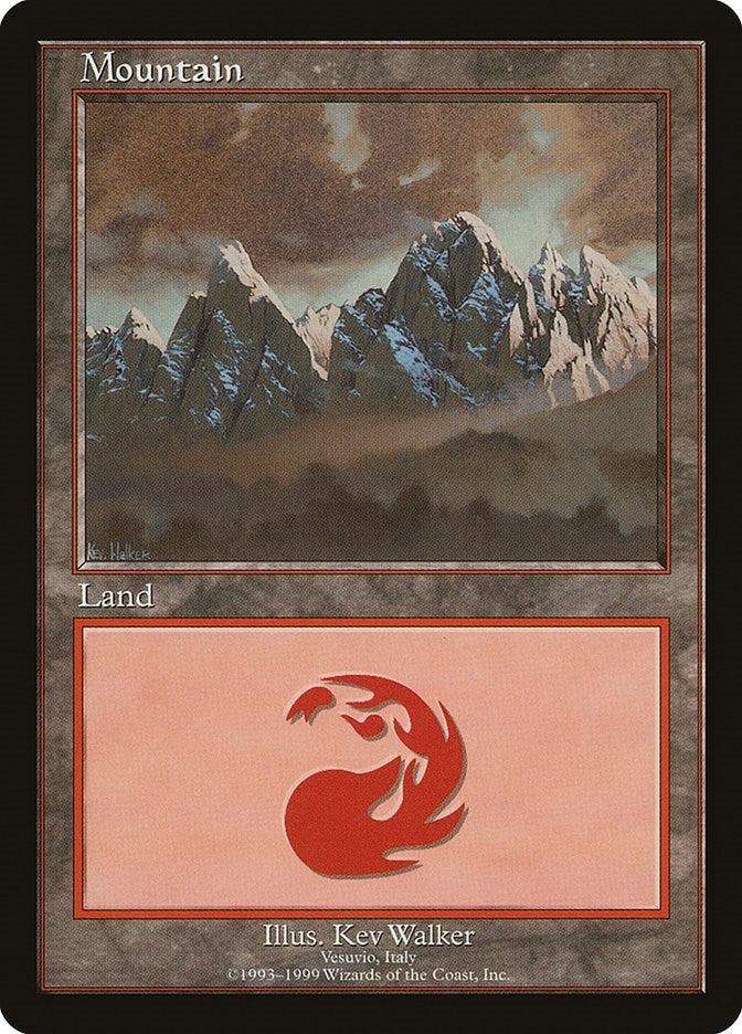 Image for Mountain - Vesuvio (3) (European Lands) - Magic: The Gathering