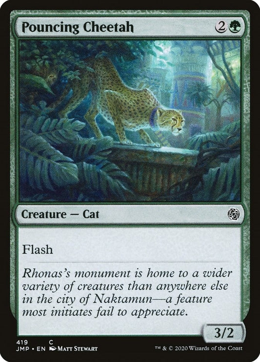 Image for Pouncing Cheetah (419) (Jumpstart) - Magic: The Gathering