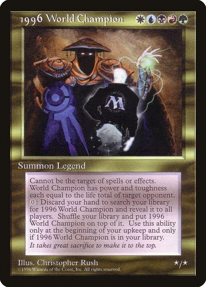 Image for 1996 World Champion (Special Occasion) - Magic: The Gathering