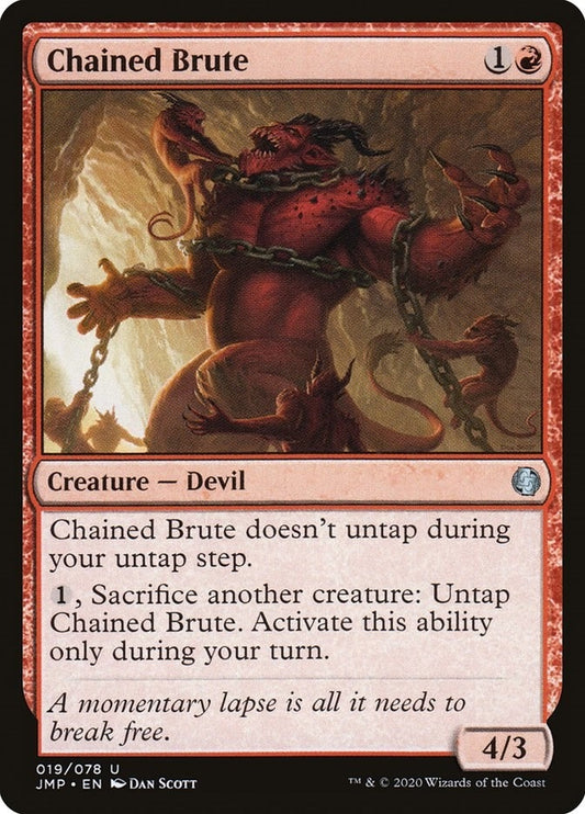 Image for Chained Brute (19) (Jumpstart) - Magic: The Gathering
