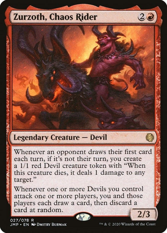 Image for Zurzoth, Chaos Rider (27) (Jumpstart) - Magic: The Gathering