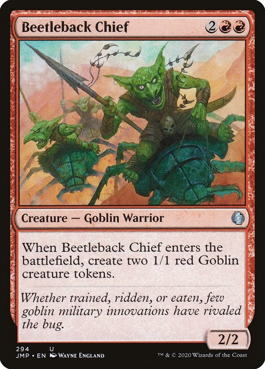Image for Beetleback Chief (294) (Jumpstart) - Magic: The Gathering
