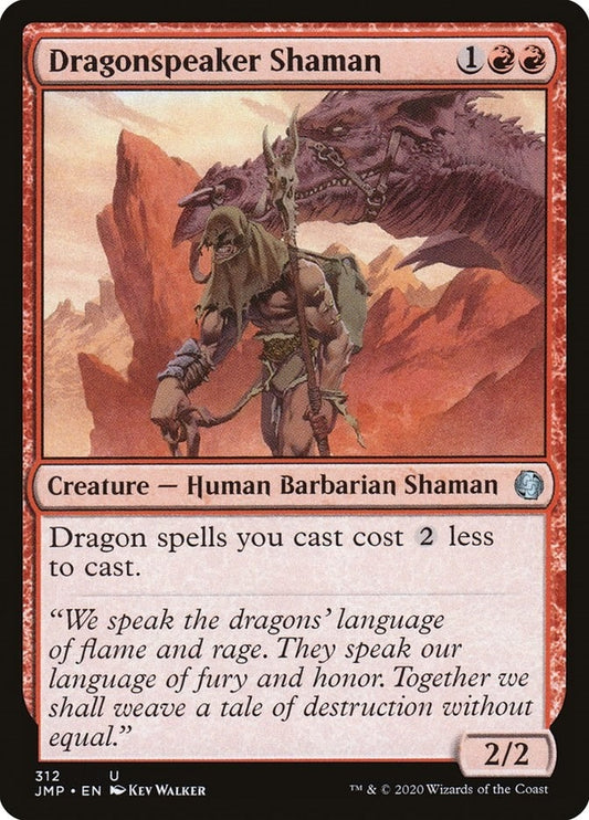 Image for Dragonspeaker Shaman (312) (Jumpstart) - Magic: The Gathering