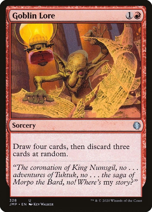 Image for Goblin Lore (328) (Jumpstart) - Magic: The Gathering