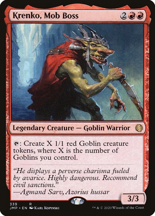 Image for Krenko, Mob Boss (339) (Jumpstart) - Magic: The Gathering