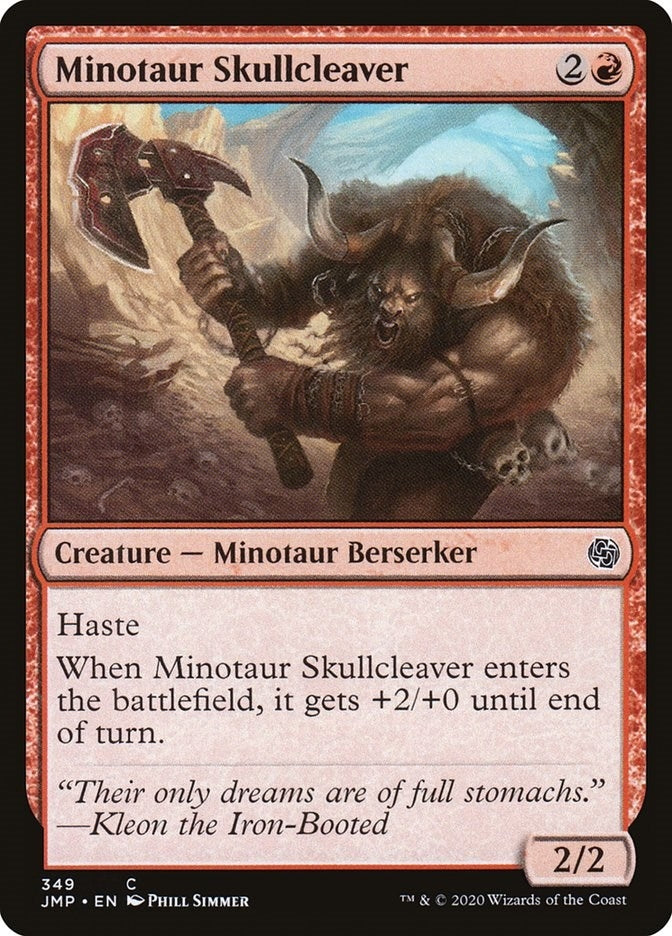 Image for Minotaur Skullcleaver (349) (Jumpstart) - Magic: The Gathering