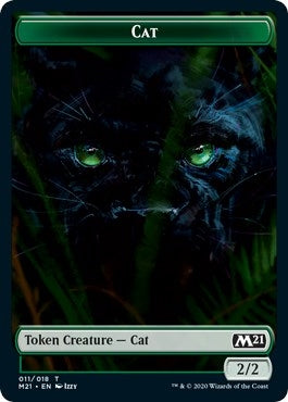 Image for Cat (011) Token (11) (Core Set 2021) - Magic: The Gathering