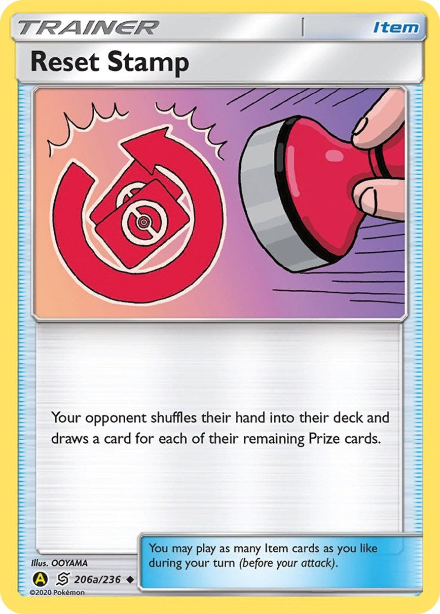 Image for Reset Stamp - 206a/236 (206a/236) (Alternate Art Promos) - Pokemon