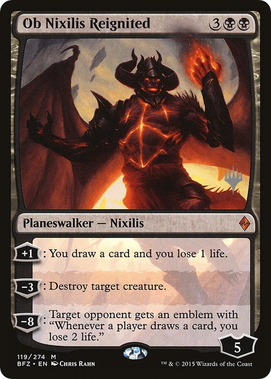 Image for Ob Nixilis Reignited (119) (Promo Pack: Core Set 2021) - Magic: The Gathering