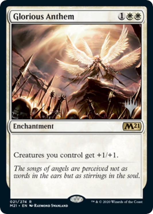 Image for Glorious Anthem (21) (Promo Pack: Core Set 2021) - Magic: The Gathering