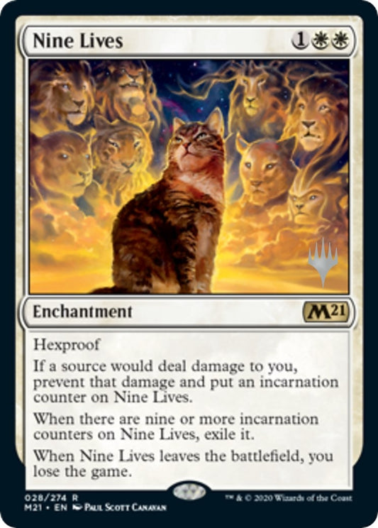Image for Nine Lives (28) (Promo Pack: Core Set 2021) - Magic: The Gathering
