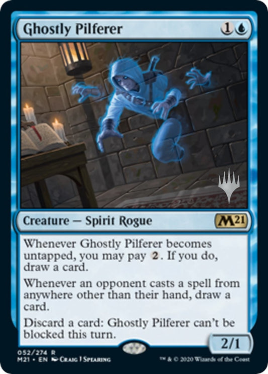 Image for Ghostly Pilferer (52) (Promo Pack: Core Set 2021) - Magic: The Gathering