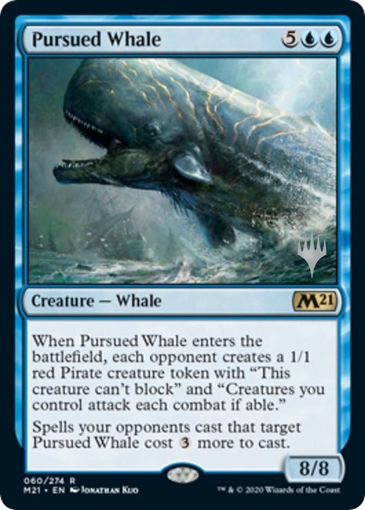 Image for Pursued Whale (60) (Promo Pack: Core Set 2021) - Magic: The Gathering