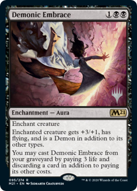 Image for Demonic Embrace (95) (Promo Pack: Core Set 2021) - Magic: The Gathering