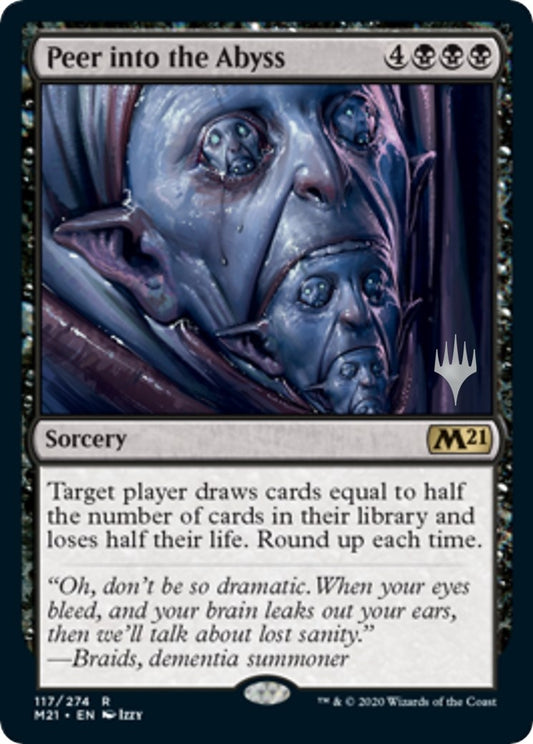Image for Peer into the Abyss (117) (Promo Pack: Core Set 2021) - Magic: The Gathering
