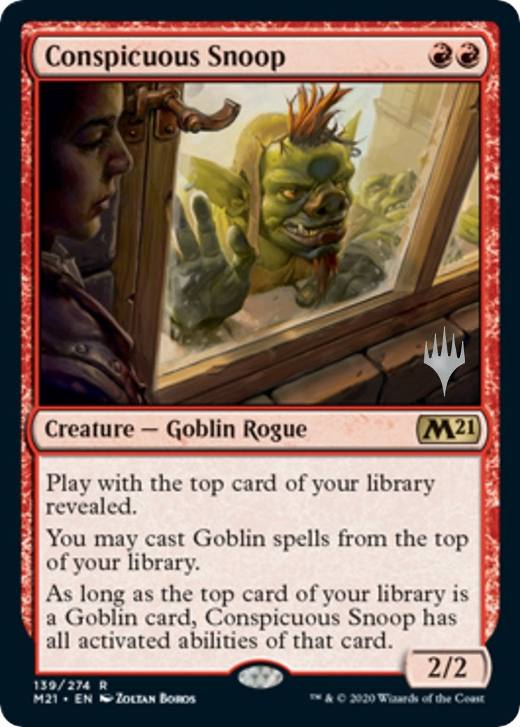 Image for Conspicuous Snoop (139) (Promo Pack: Core Set 2021) - Magic: The Gathering