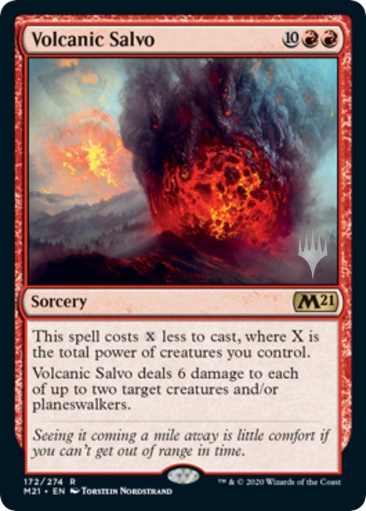 Image for Volcanic Salvo (172) (Promo Pack: Core Set 2021) - Magic: The Gathering