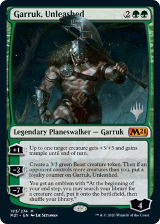 Image for Garruk, Unleashed (183) (Promo Pack: Core Set 2021) - Magic: The Gathering