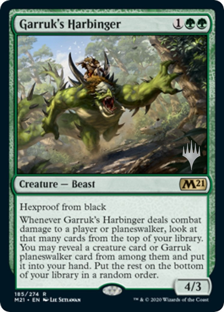 Image for Garruk's Harbinger (185) (Promo Pack: Core Set 2021) - Magic: The Gathering