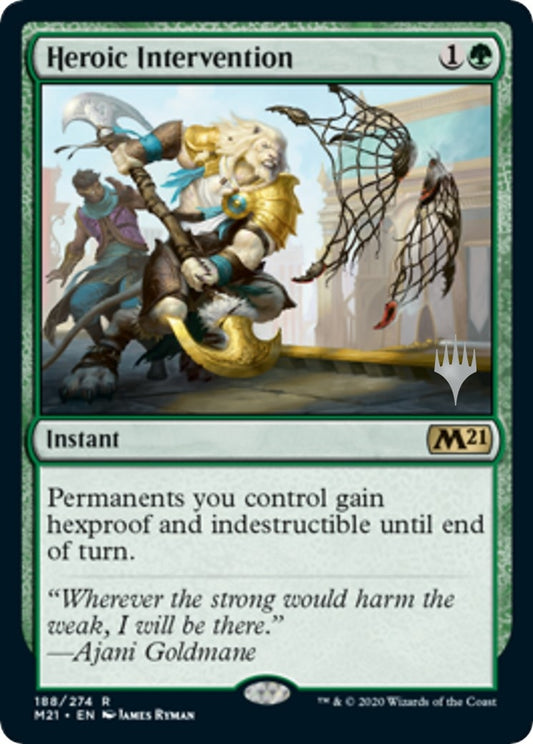 Image for Heroic Intervention (188) (Promo Pack: Core Set 2021) - Magic: The Gathering