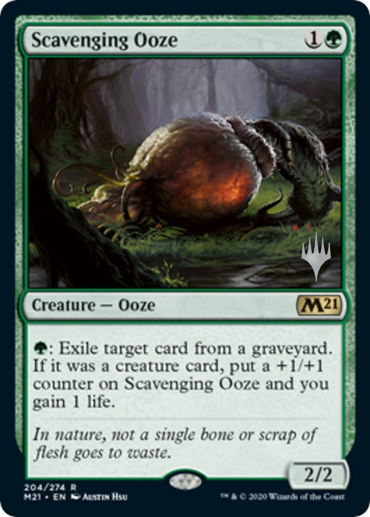 Image for Scavenging Ooze (204) (Promo Pack: Core Set 2021) - Magic: The Gathering