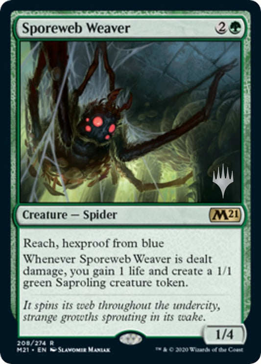 Image for Sporeweb Weaver (208) (Promo Pack: Core Set 2021) - Magic: The Gathering