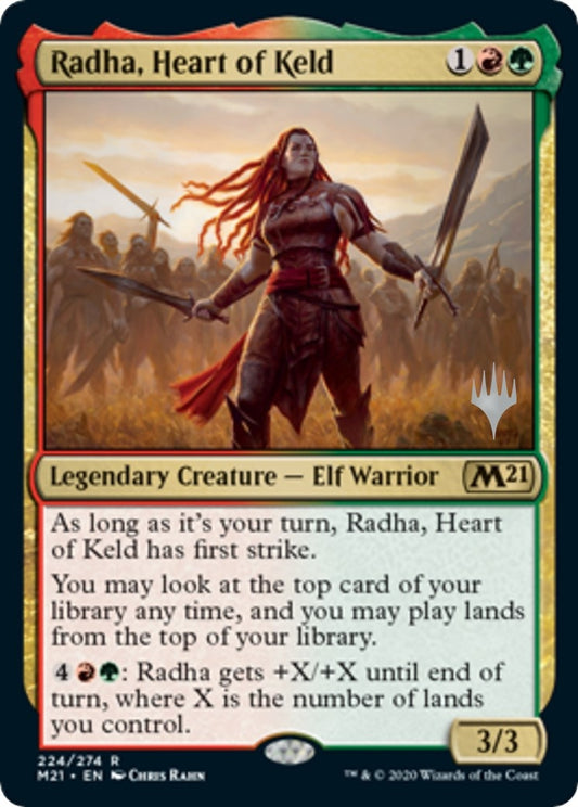 Image for Radha, Heart of Keld (224) (Promo Pack: Core Set 2021) - Magic: The Gathering