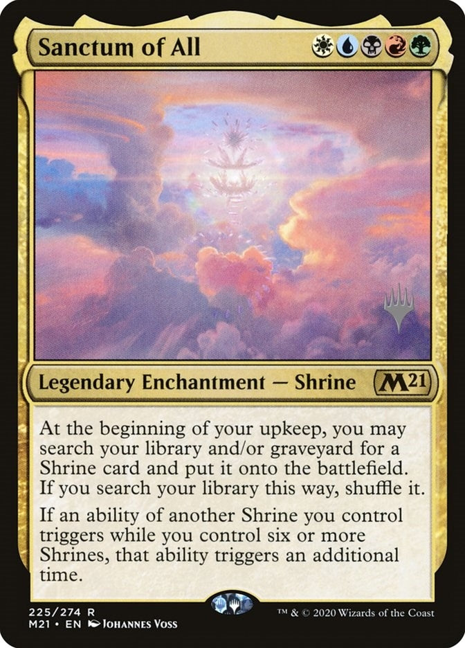 Image for Sanctum of All (225) (Promo Pack: Core Set 2021) - Magic: The Gathering