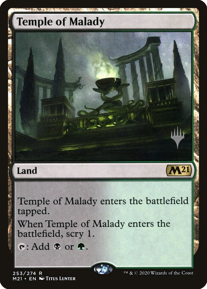 Image for Temple of Malady (253) (Promo Pack: Core Set 2021) - Magic: The Gathering