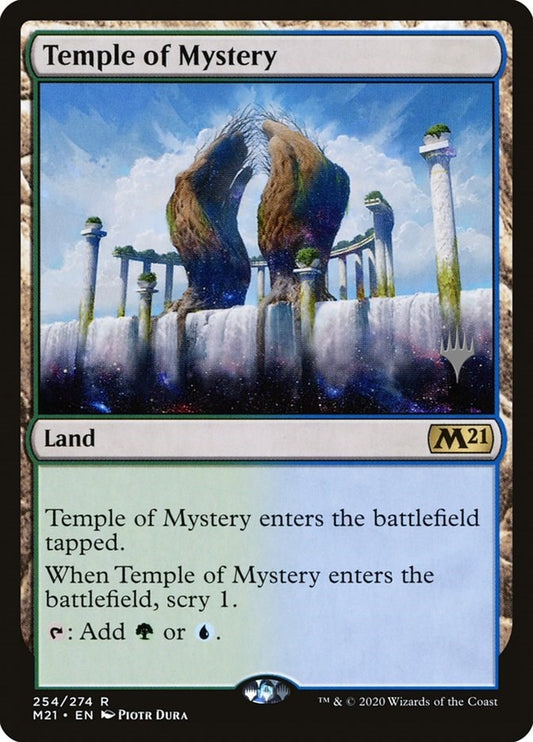 Image for Temple of Mystery (254) (Promo Pack: Core Set 2021) - Magic: The Gathering