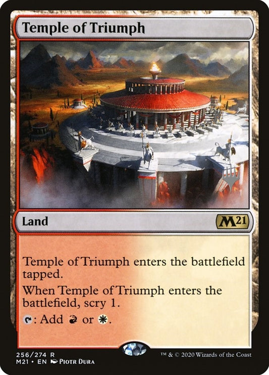 Image for Temple of Triumph (256) (Promo Pack: Core Set 2021) - Magic: The Gathering