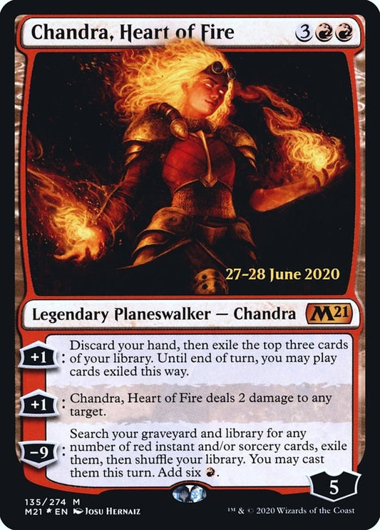 Image for Chandra, Heart of Fire (135) (Prerelease Cards) - Magic: The Gathering