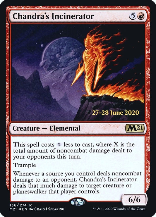 Image for Chandra's Incinerator (136) (Prerelease Cards) - Magic: The Gathering