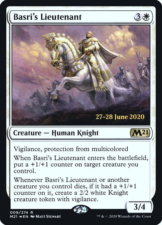 Image for Basri's Lieutenant (9) (Prerelease Cards) - Magic: The Gathering