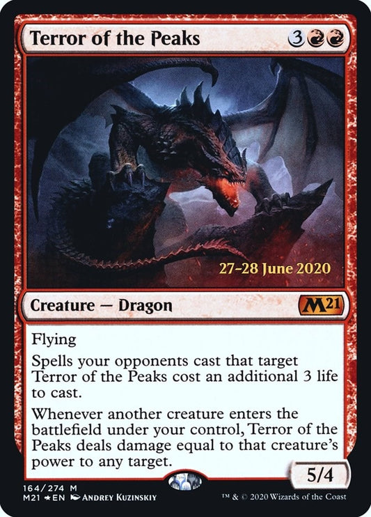 Image for Terror of the Peaks (M21) (164) (Prerelease Cards) - Magic: The Gathering