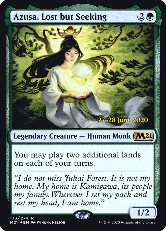 Image for Azusa, Lost but Seeking (173) (Prerelease Cards) - Magic: The Gathering